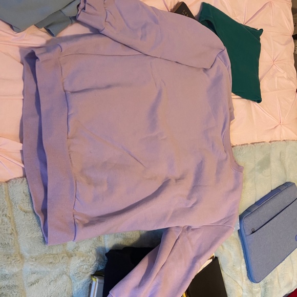 Purple crewneck sweater from SHEIN - Picture 3 of 3